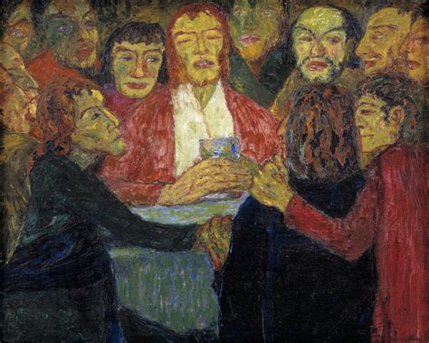 poster von emil nolde|emil nolde the last supper.